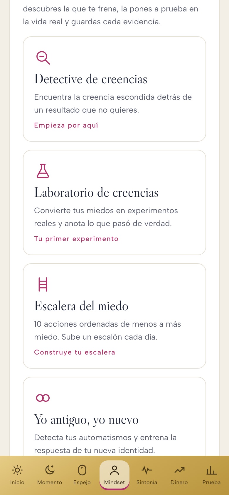 Herramientas para tus creencias